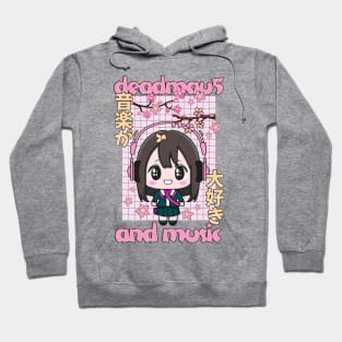 deadmau5 anime and music Hoodie